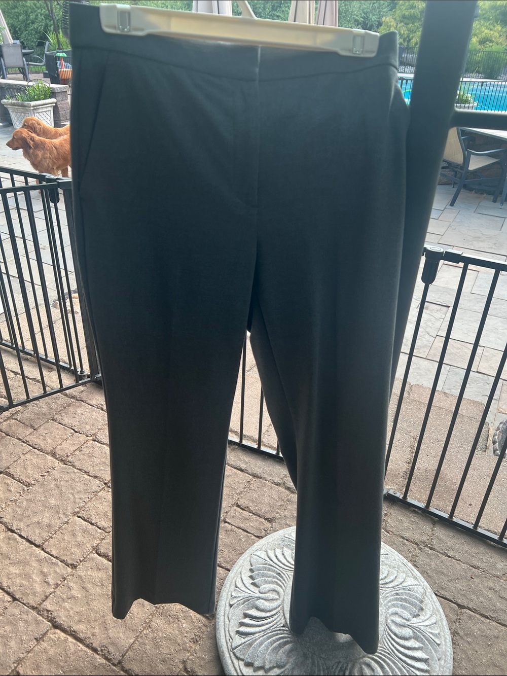Ann Taylor Black Boot‑Cut Pants